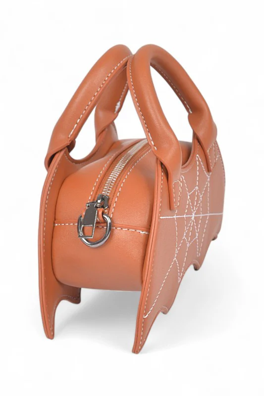 Halloween Spiderweb Stitching Bat Swing Bag - Image 4