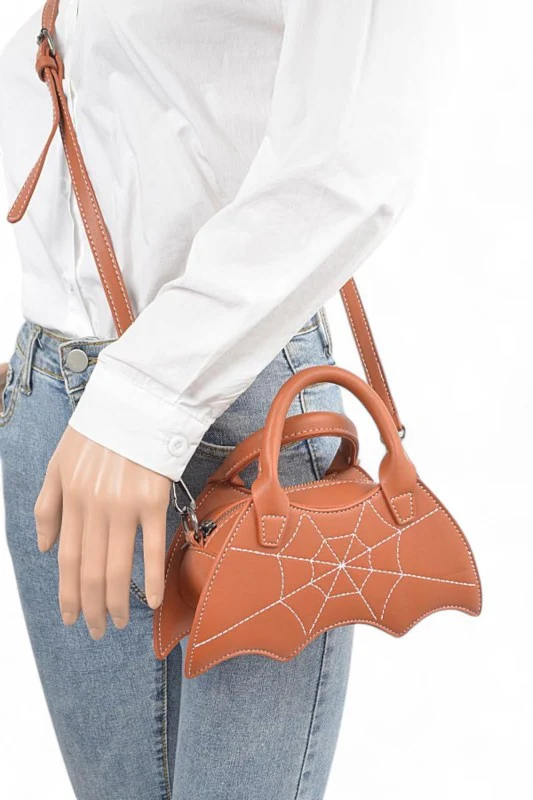 Halloween Spiderweb Stitching Bat Swing Bag - Image 8