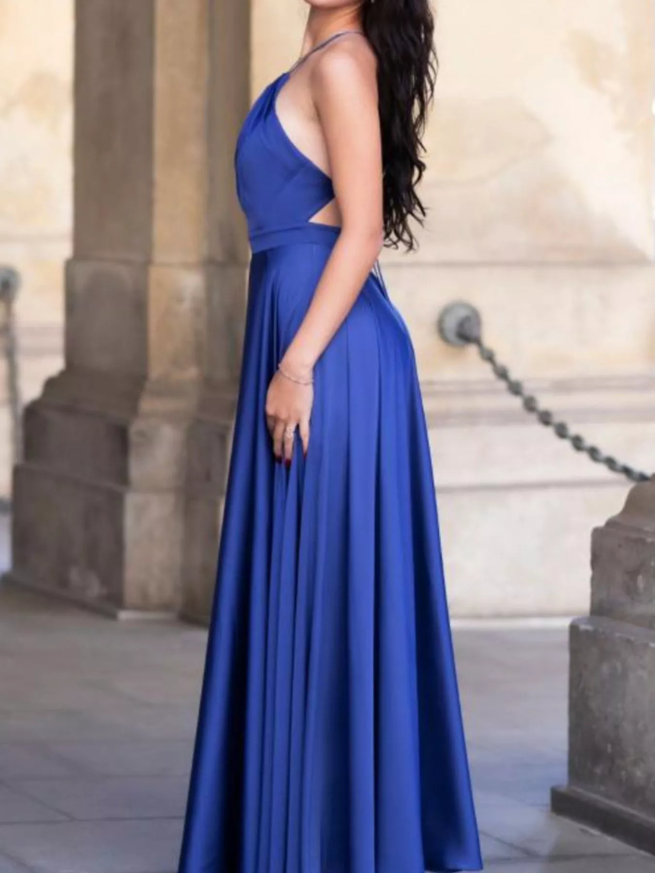 Halter Neck Slit Maxi Dress - Image 10