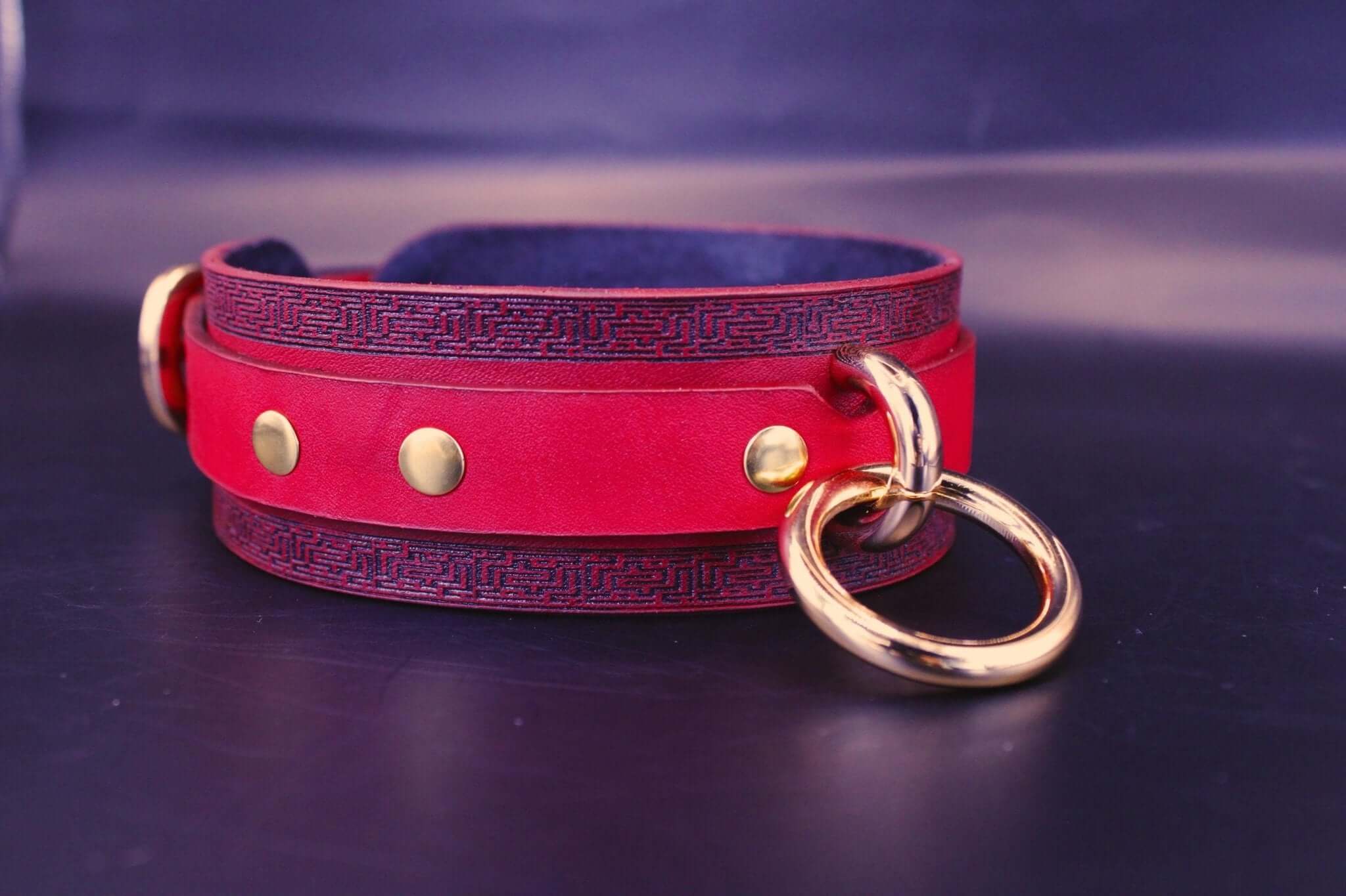 Handmade Leather BDSM Collar  Discreet BDSM Day Collar for Submissives - Image 2