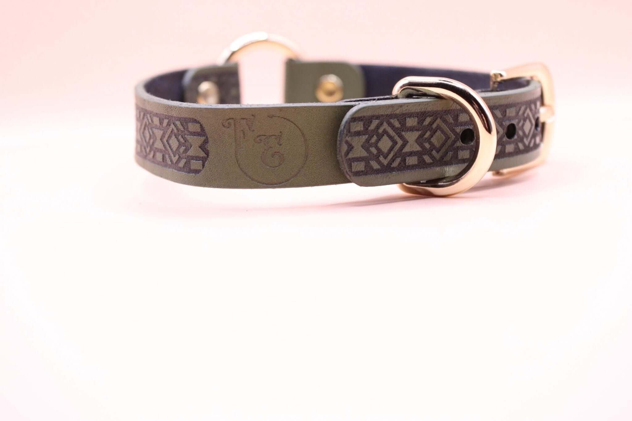 Handmade Leather Submissive Collar Discreet Day Collar - Image 3