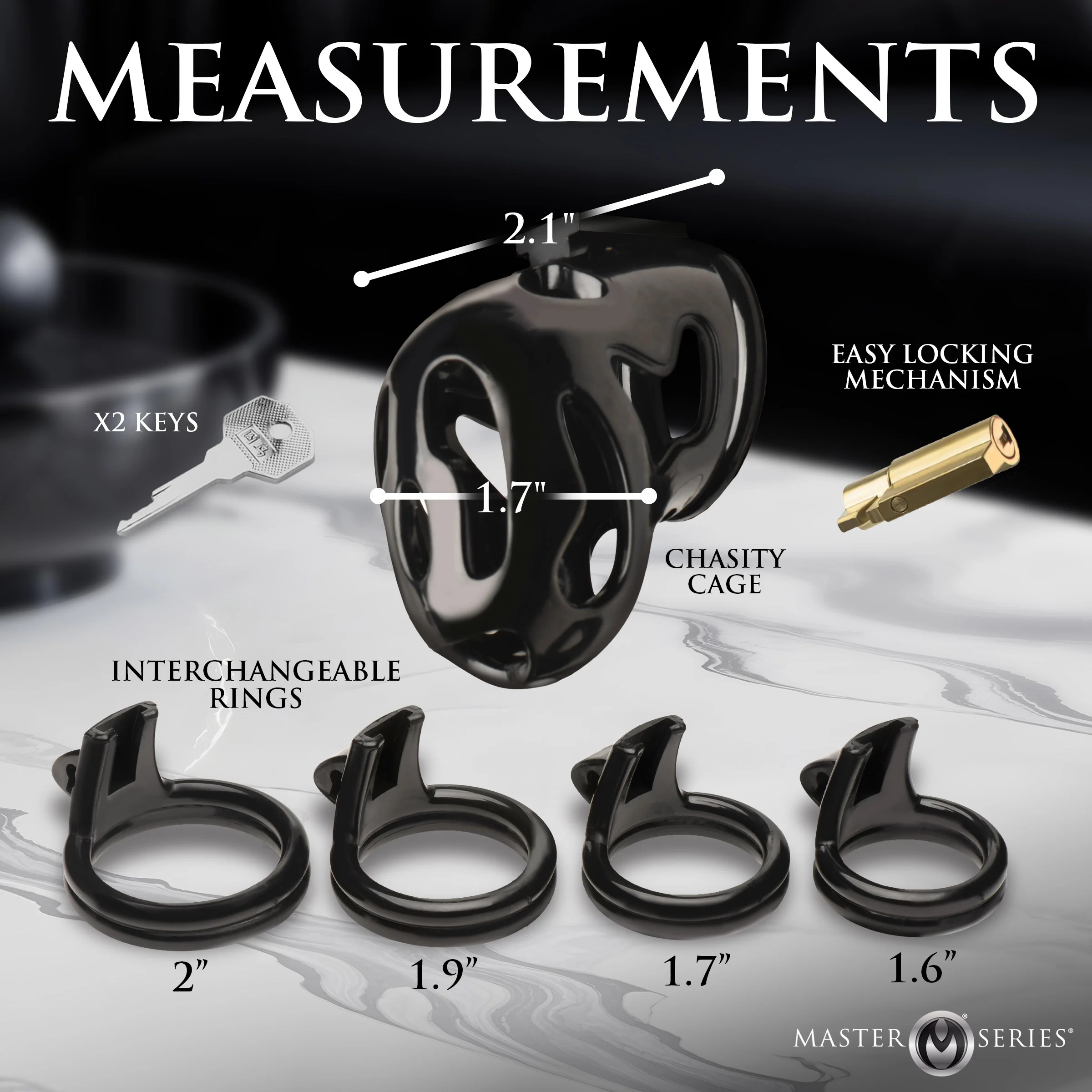 Hard Stop Chastity Cage - Image 5