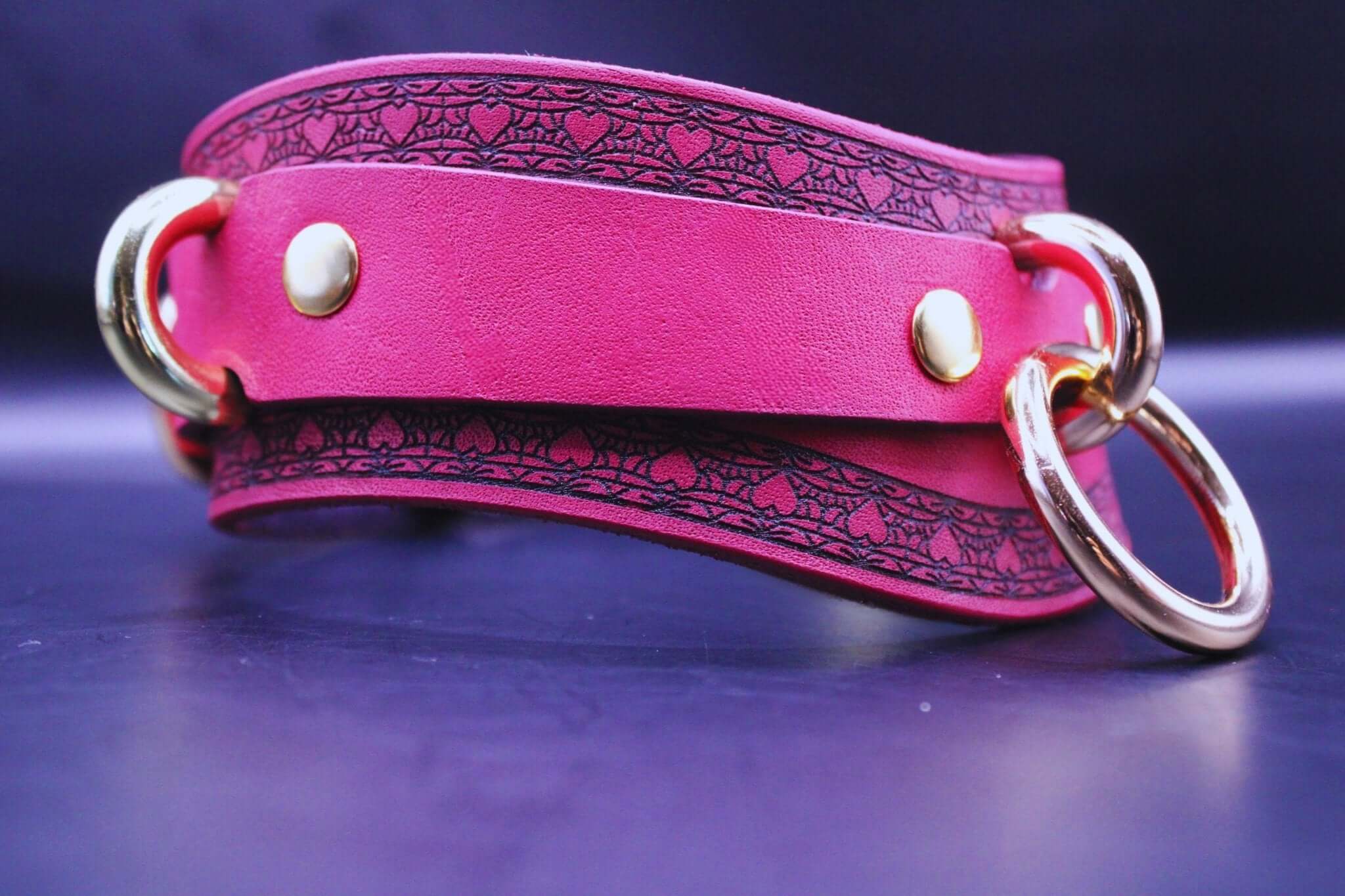 Heart BDSM Collar Sub Collar for BDSM and Petplay - Image 2