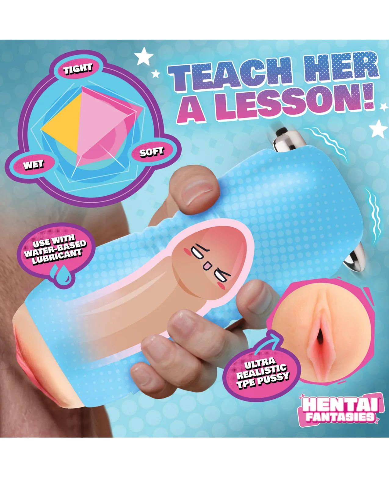 Hentai Fantasies Asuna the School Girl Vibrating Pussy Stroker - Image 4