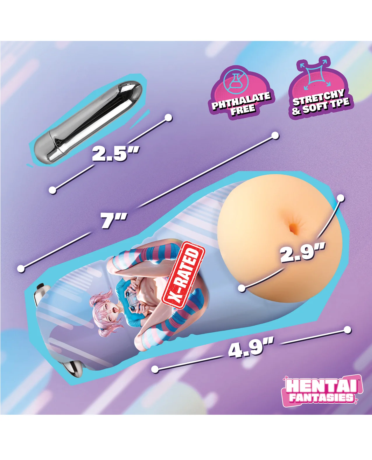 Hentai Fantasies Haruka the Gamer Girl Vibrating Ass Stroker - Image 5