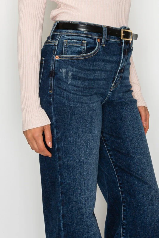 HIGH RISE CROPPED PALAZZO JEANS - Image 8