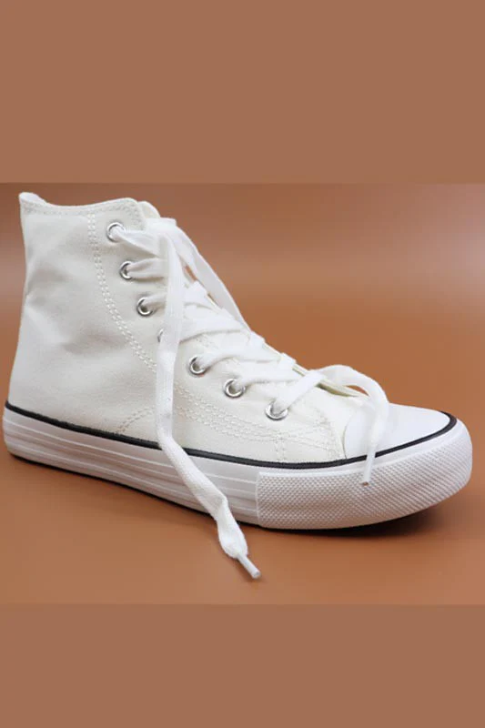 High Top Canvas Sneaker - Image 10