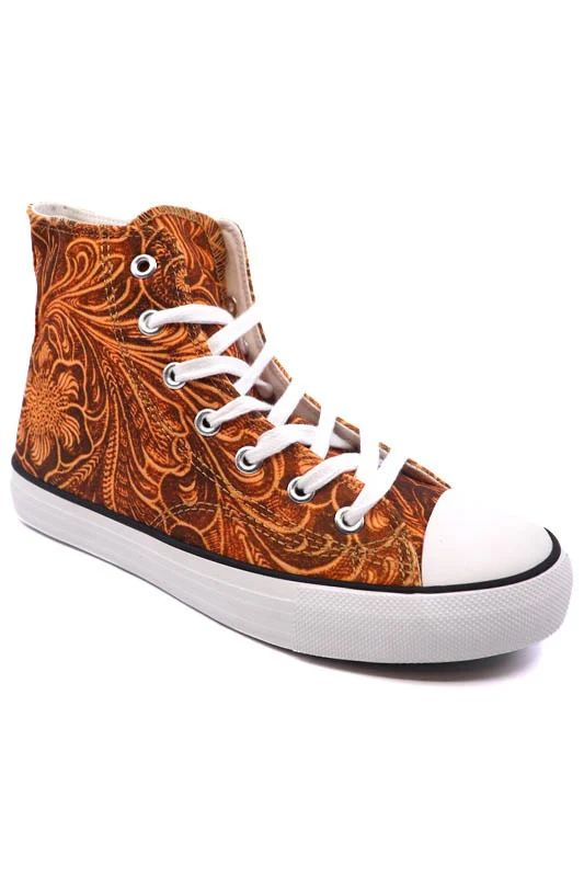 High Top Canvas Sneaker - Image 4