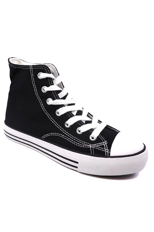 High Top Canvas Sneaker - Image 9
