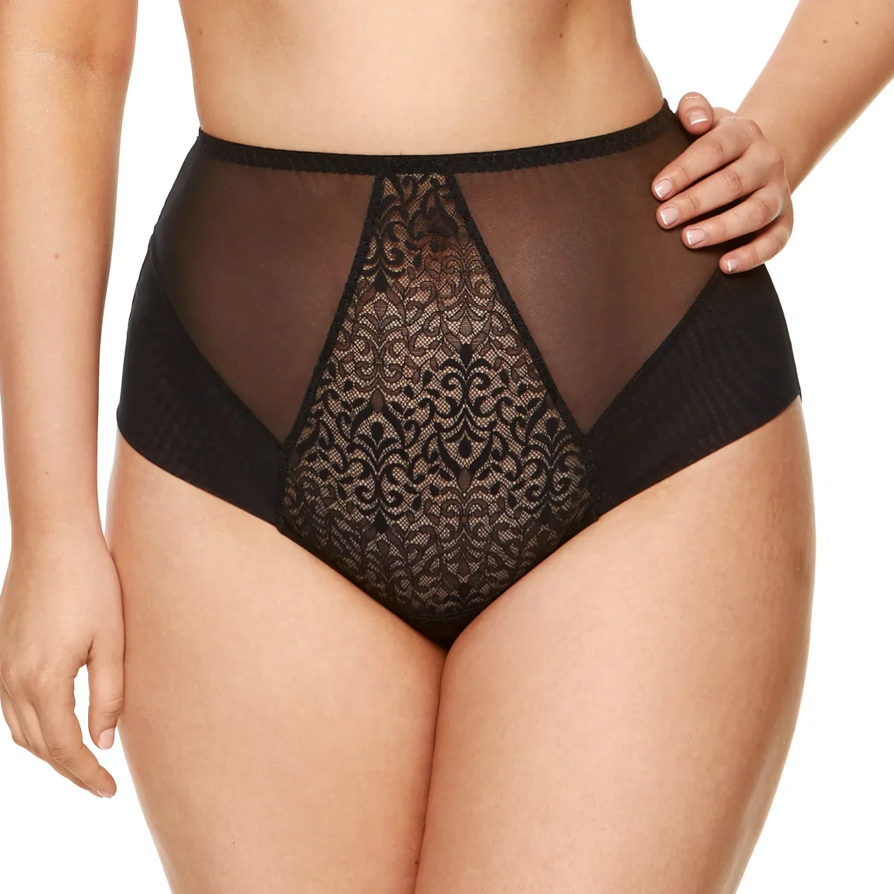Sheer High Waist Full Brief Panty Gorteks Gabi - Image 3