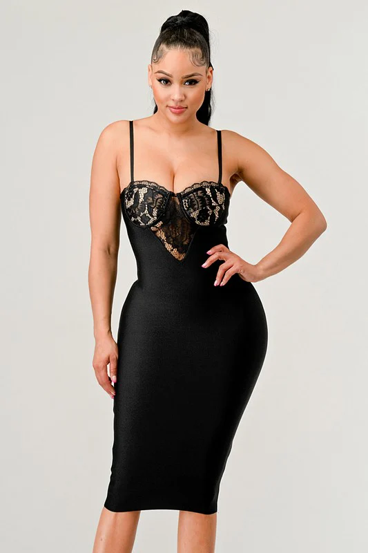 HOLIDAY COLLECTION COCKTAIL HOUR MIDI DRESS - Image 5