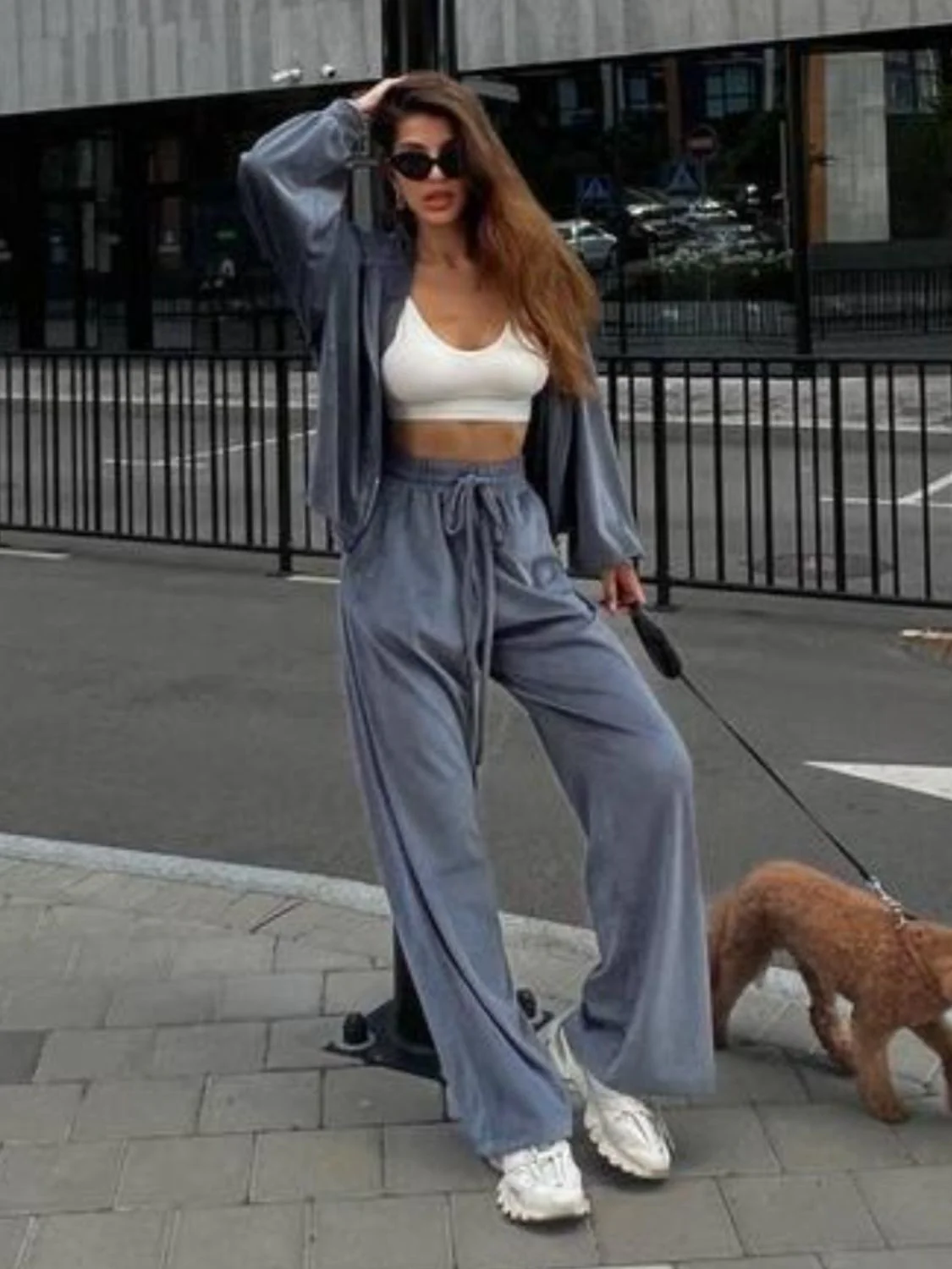 Hooded Jacket and Pants Set - Image 5