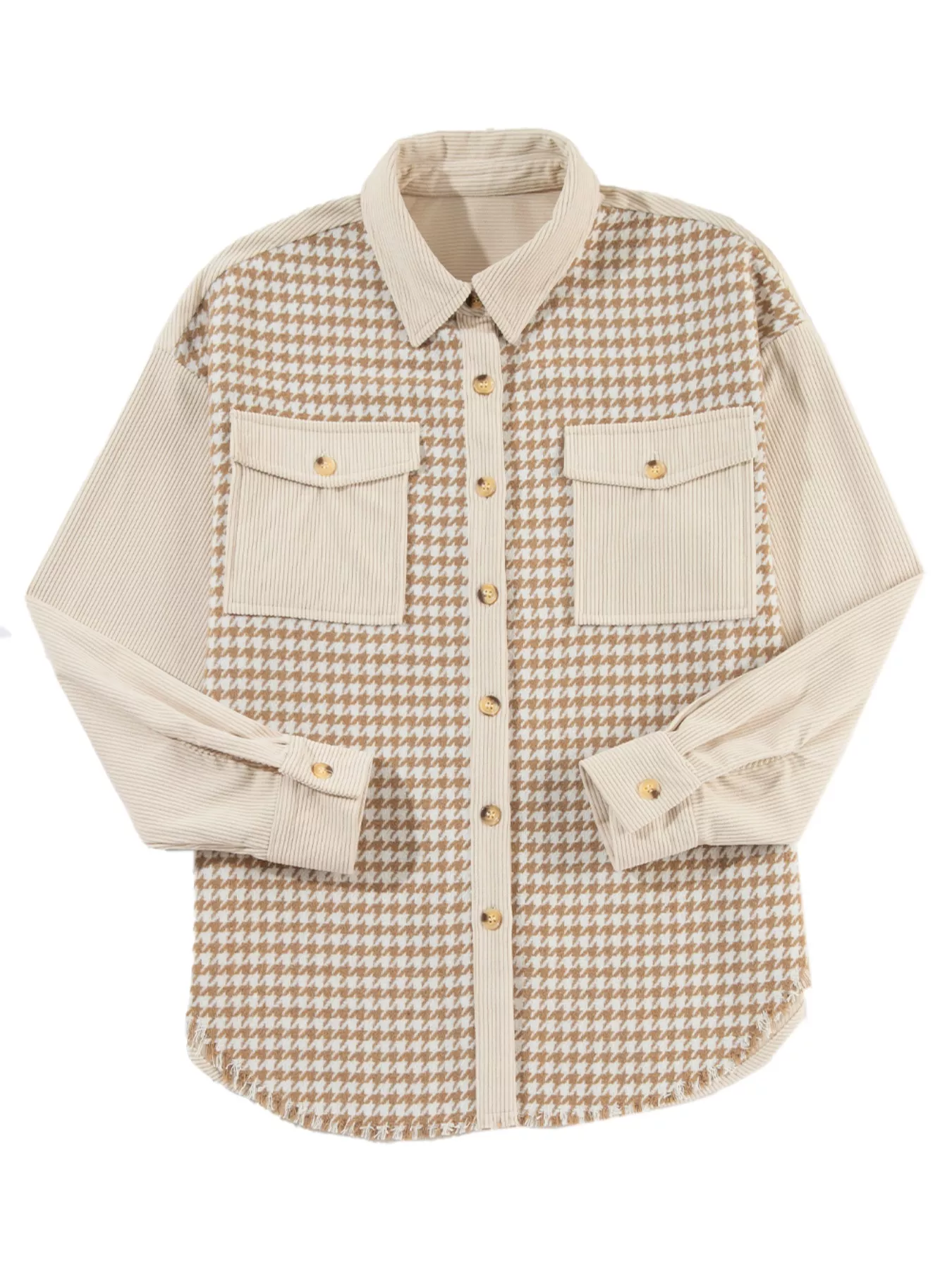 Houndstooth Button-Down Jacket - Image 10