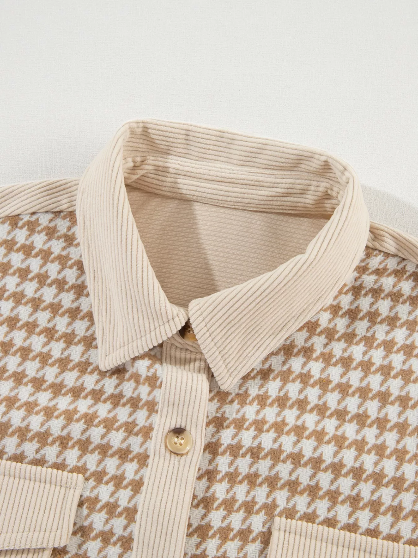 Houndstooth Button-Down Jacket - Image 11