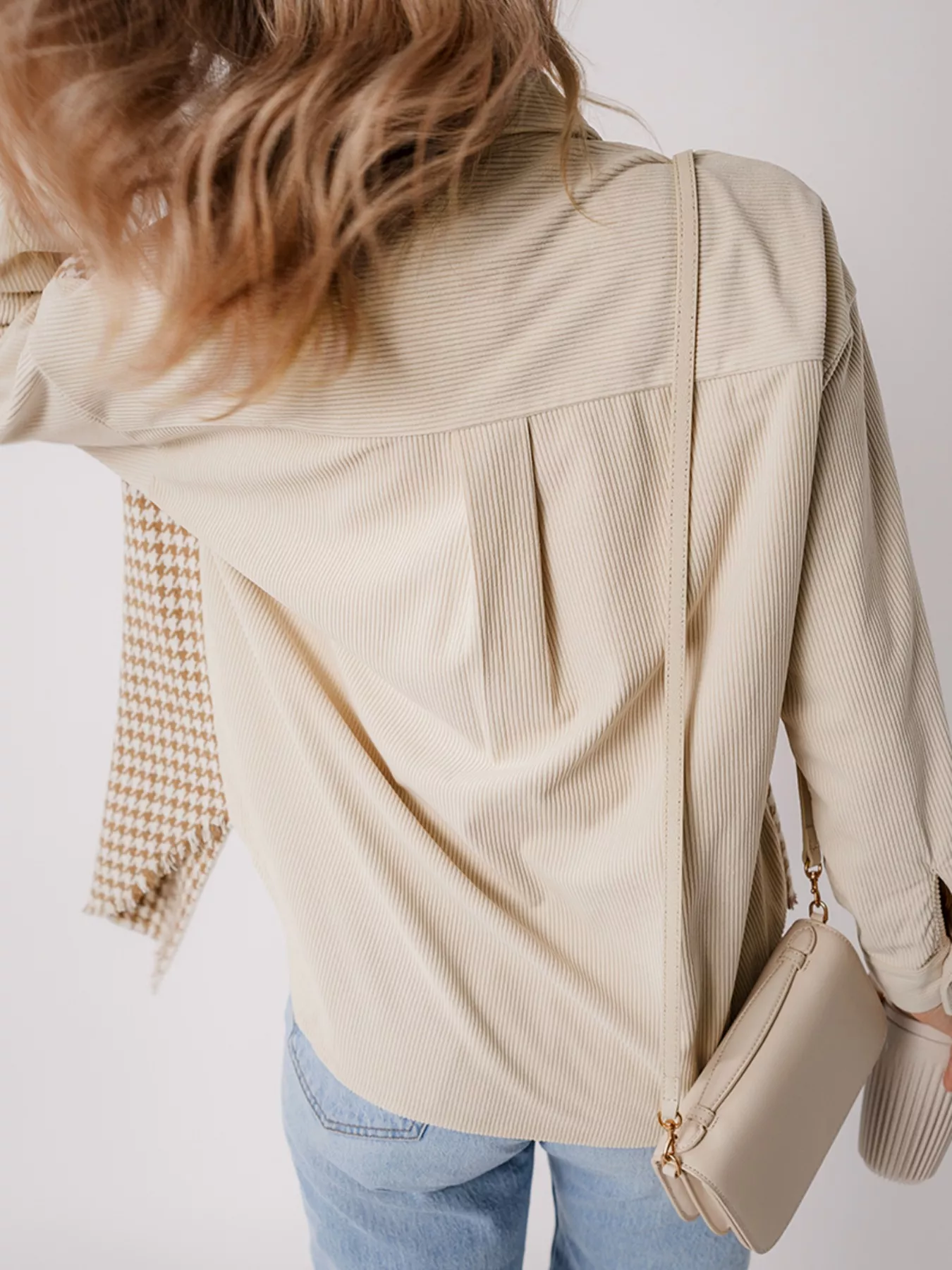 Houndstooth Button-Down Jacket - Image 6