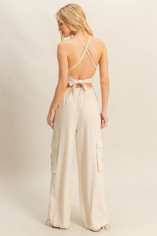 HYFVE Crop Top and Cargo Pants Set - Image 3