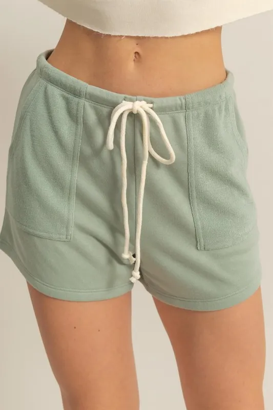 HYFVE Drawstring Mid Waist Shorts - Image 2