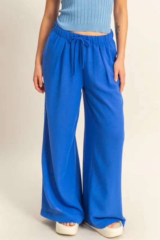 HYFVE Elasticized Waist Wide Leg Pants - Image 5