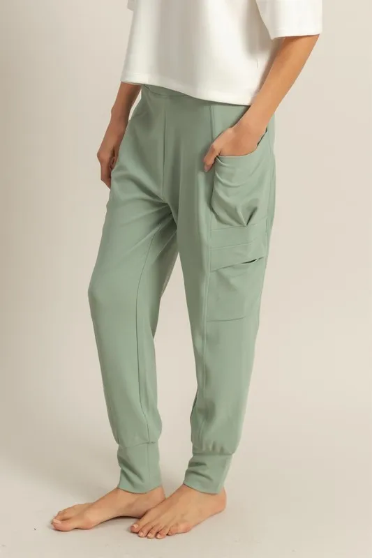 HYFVE High-Waist Pocket Detail Comfy Sweatpants - Image 2