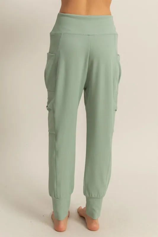 HYFVE High-Waist Pocket Detail Comfy Sweatpants - Image 3
