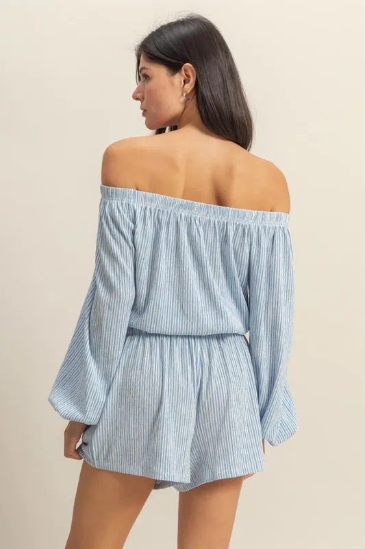 HYFVE Off Shoulder Top and Shorts Set - Image 3