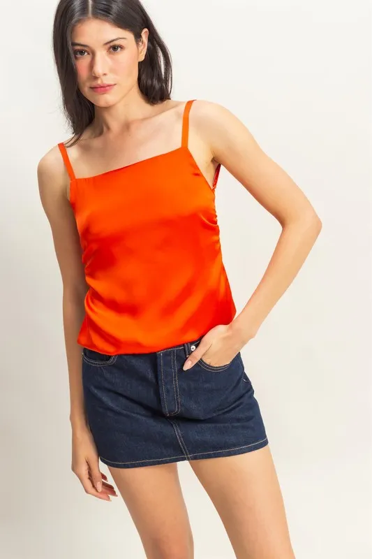 HYFVE Satin Back Tie Detail Cami - Image 2