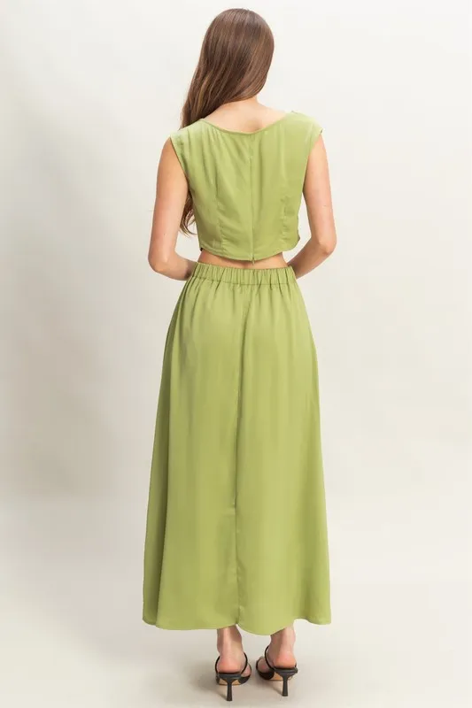 HYFVE Sleeveless Top and Maxi Skirt Set - Image 3