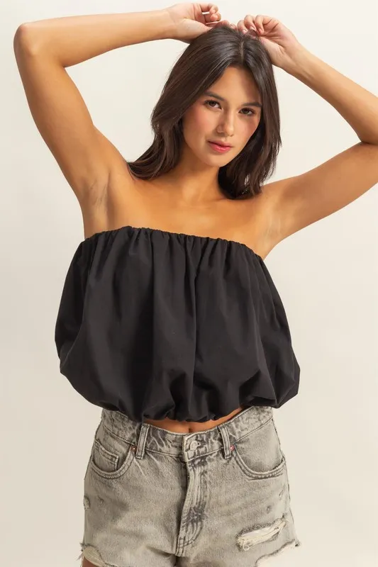 HYFVE Trendy Strapless Bubble Top - Image 4