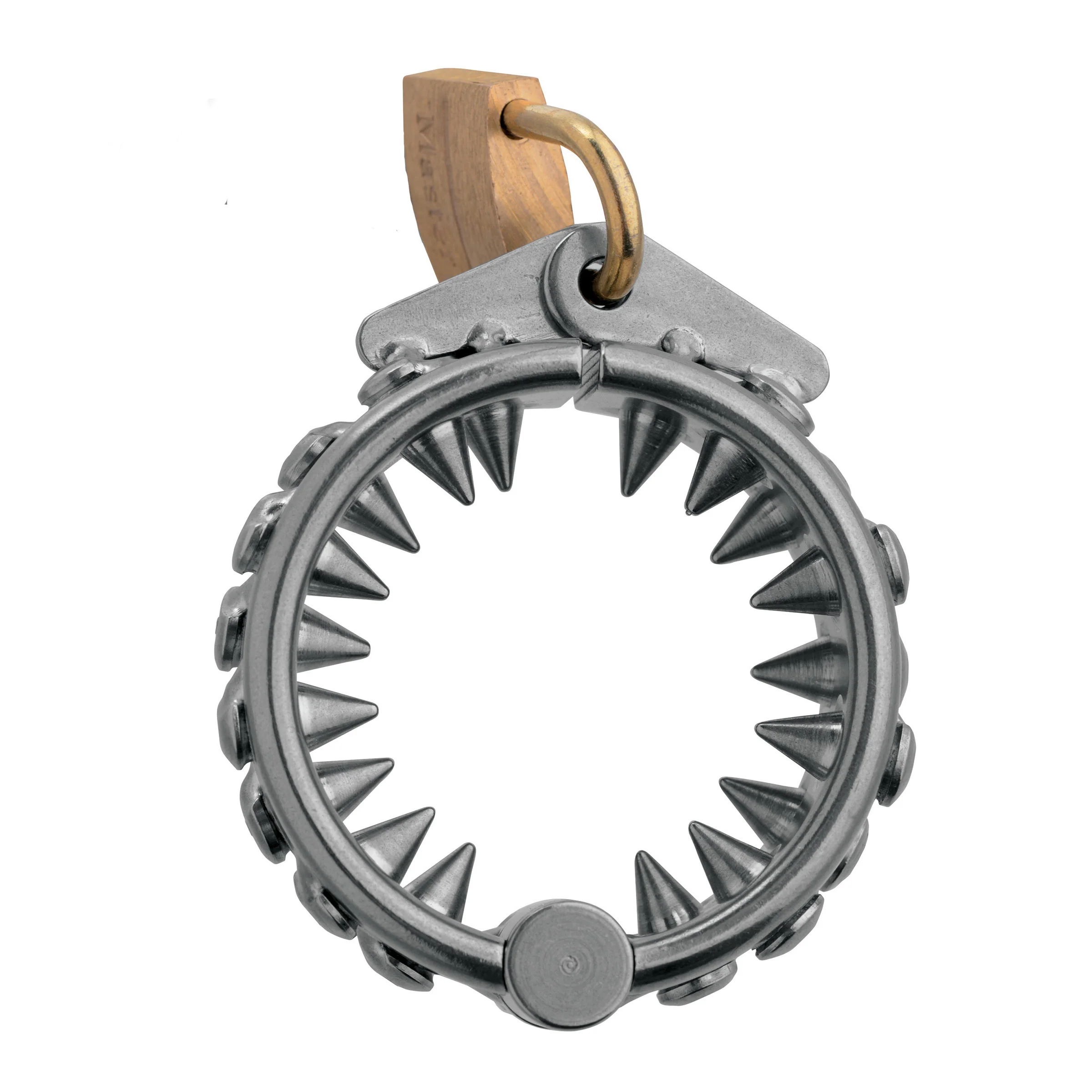 Impaler Locking Cbt Ring With Spikes - Image 4