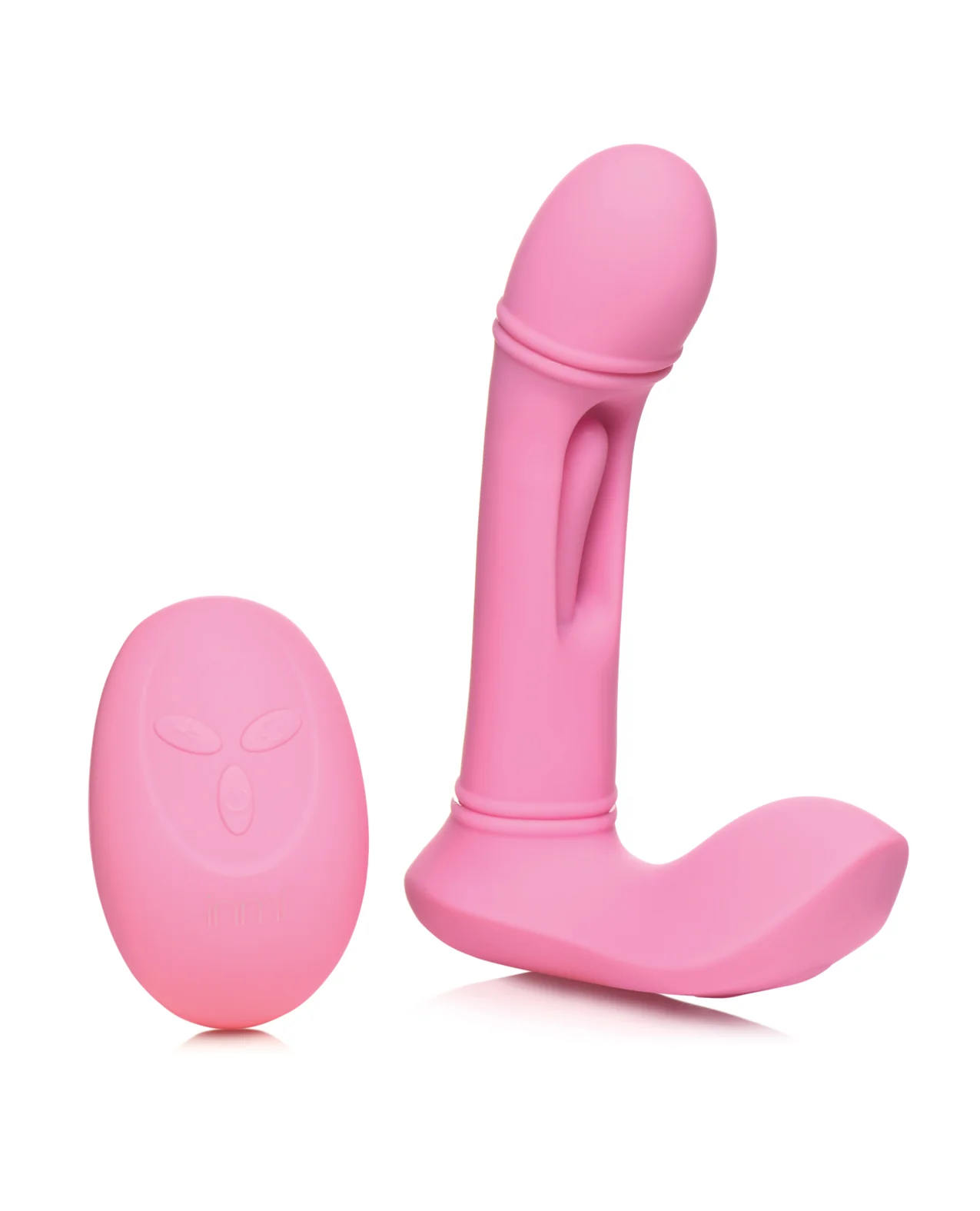 Inmi G-Flick Flicking G-Spot Vibrator w/Remote - Pink - Image 2