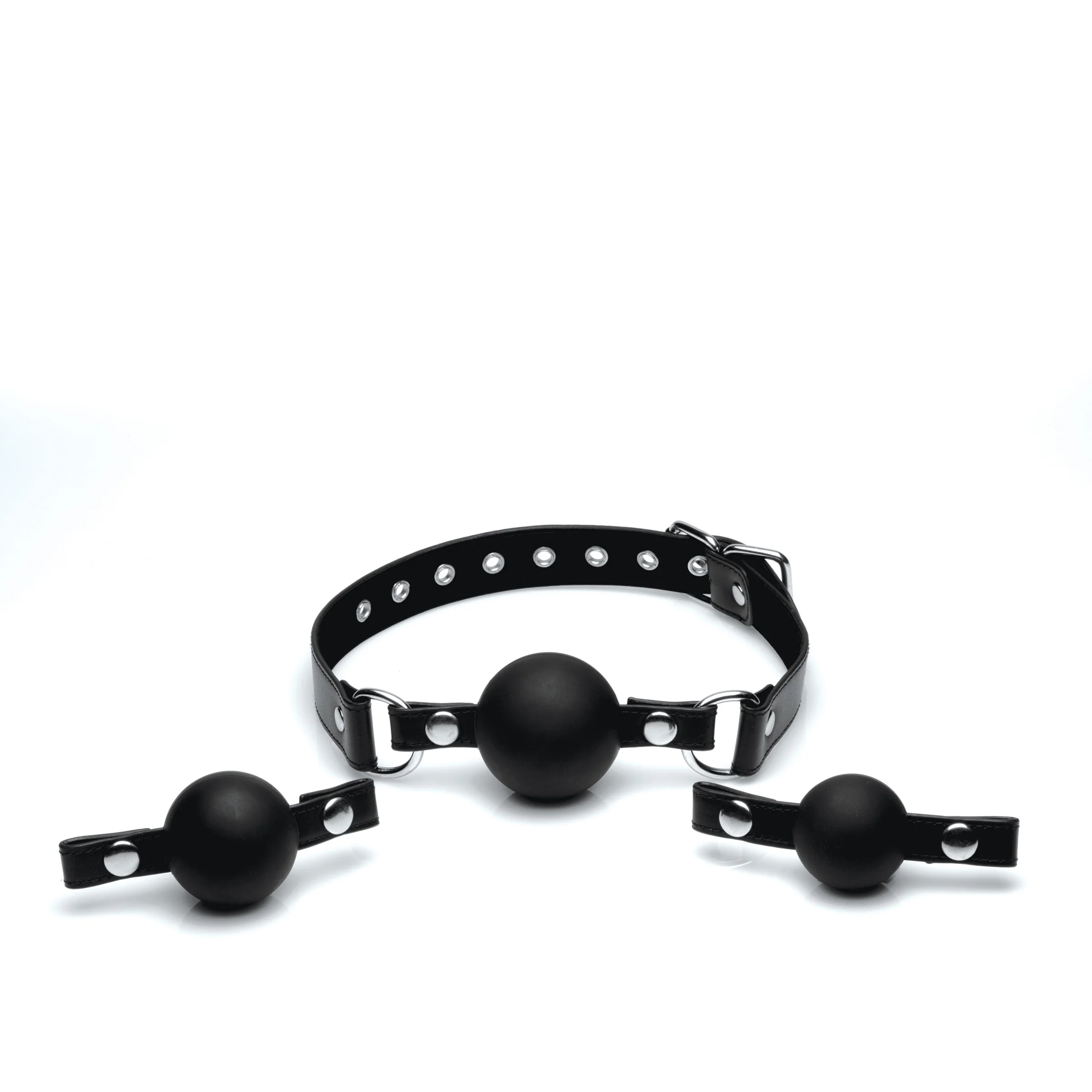 Interchangeable Silicone Ball Gag Set - Image 3