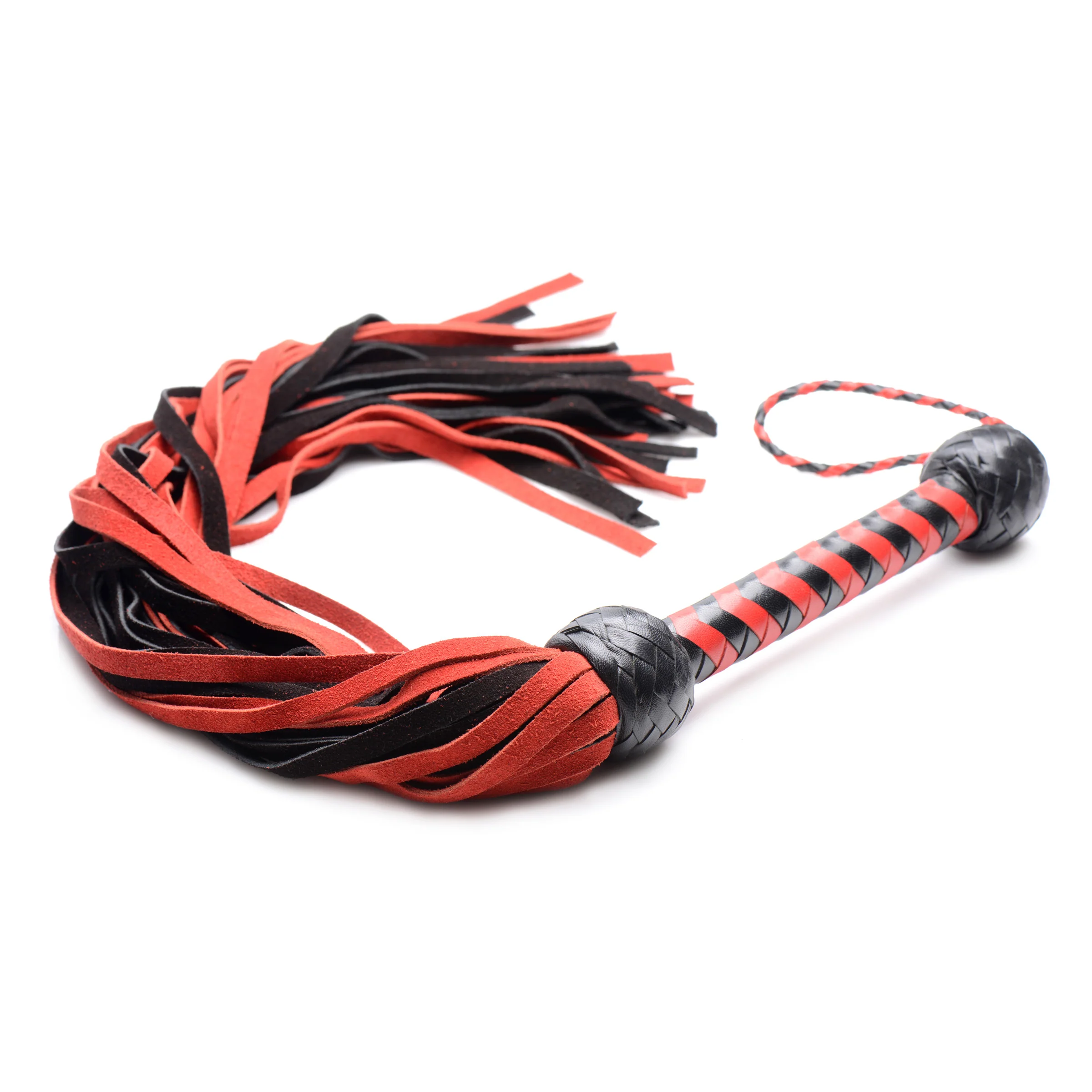 Isabella Sinclaire Black And Red Suede Flogger - Image 4