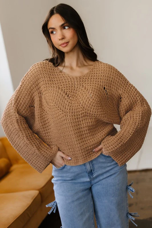 Ivy Sleeve Loose Pullover Sweater - Image 4