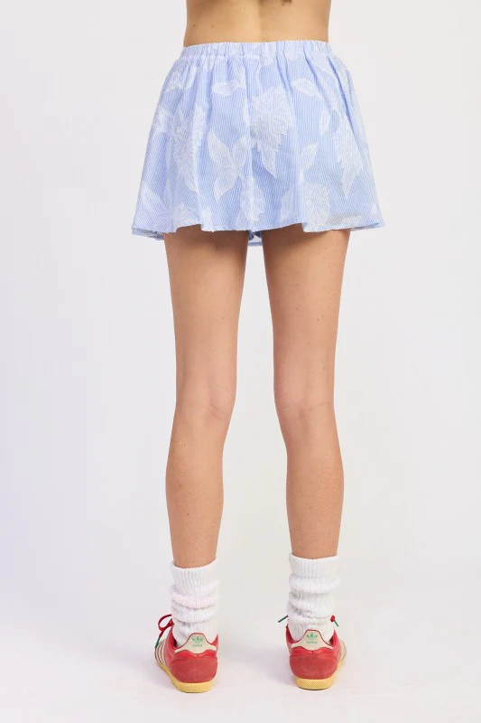 JACQUIARD MINI SKORT WITH DRAWSTRING - Image 8