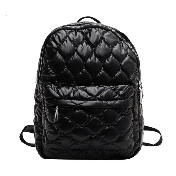 Jade Metallic Puffer Backpack - Image 8
