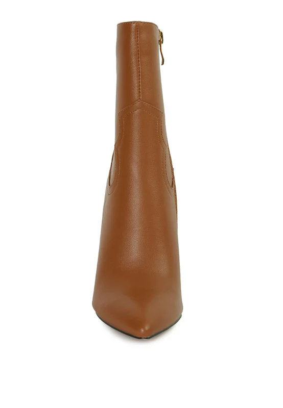 JENNER High Heel Cowgirl Ankle Boot - Image 10
