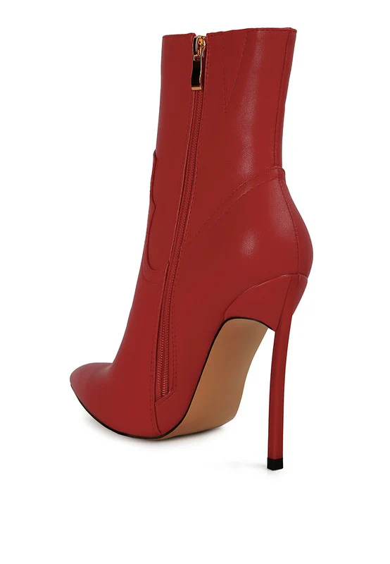 JENNER High Heel Cowgirl Ankle Boot - Image 13