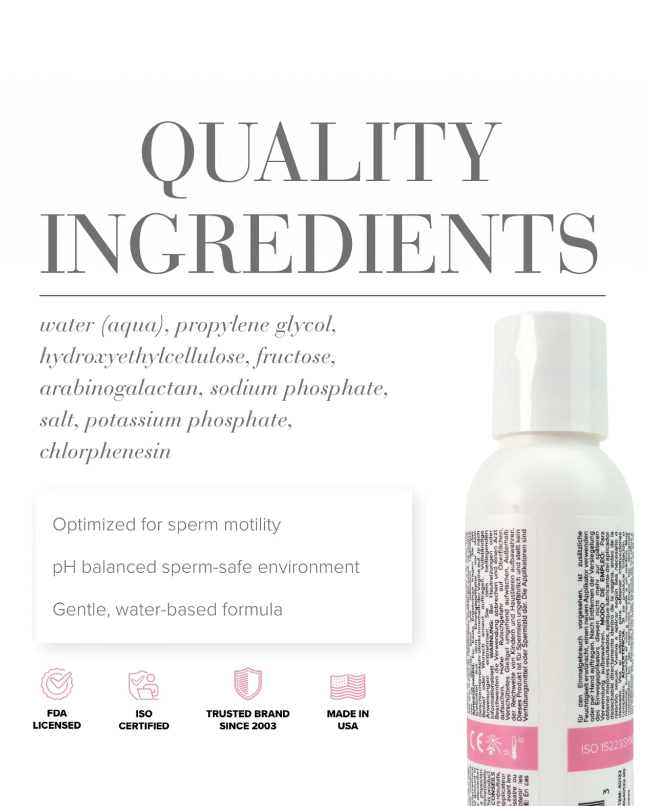 JO Actively Trying (TTC) Paraben-Free - Original Lubricant 4 oz - Image 3