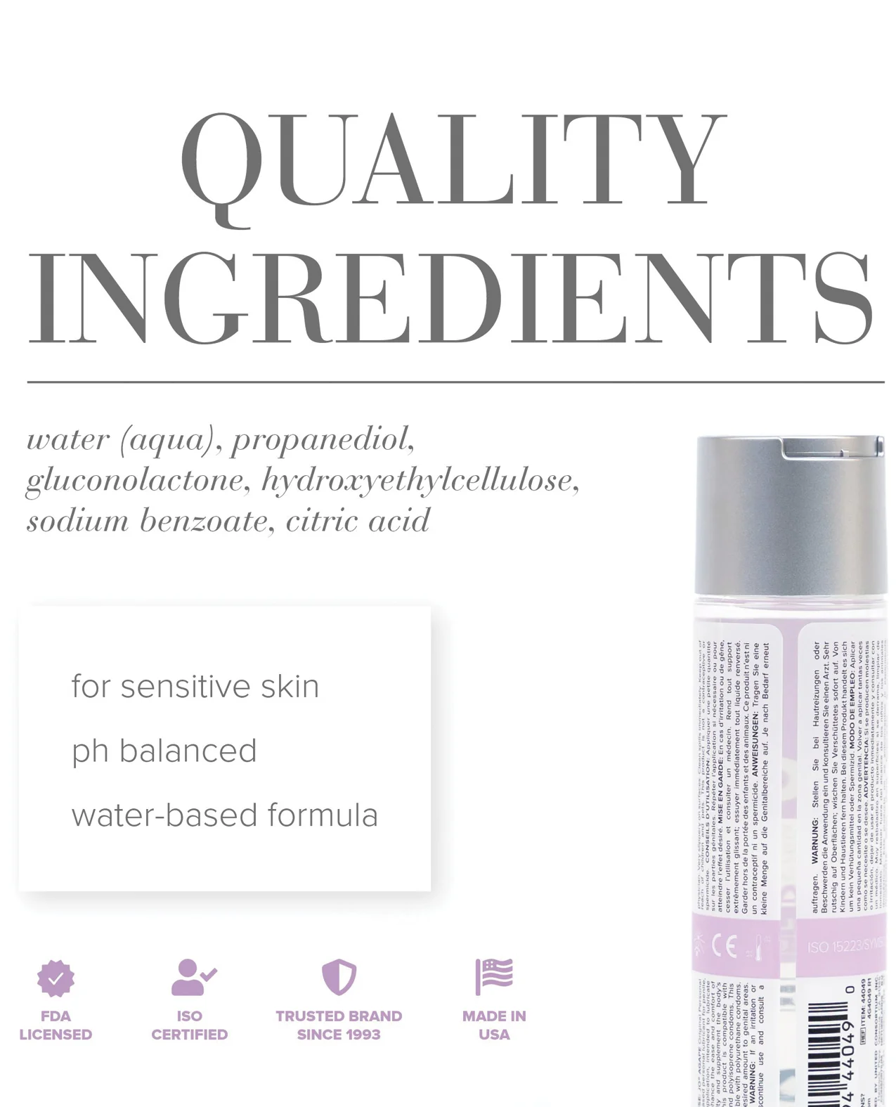 JO Agape - Original Lubricant 8 oz - Image 3