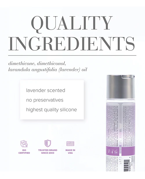 JO All-In-One Massage Glide - Lavender Massage 4 oz - Image 2