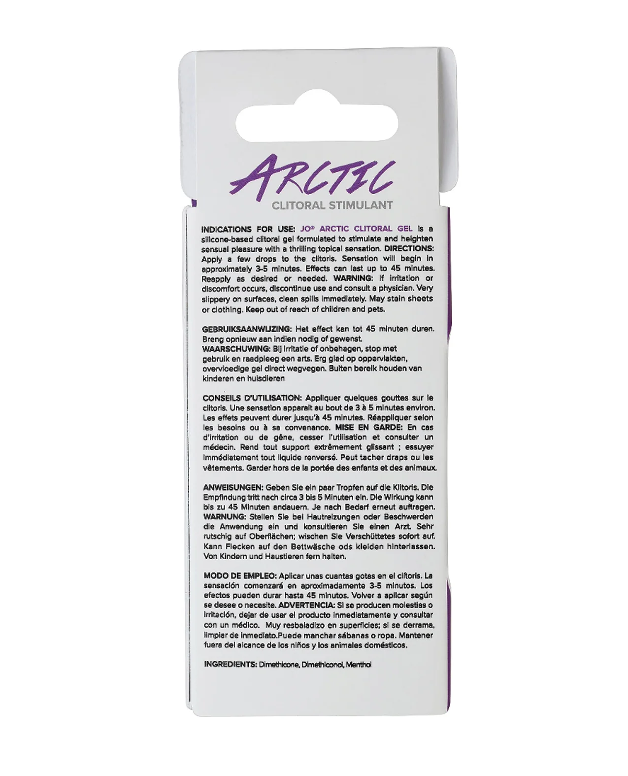 JO Arctic Clitoral Gel - Cooling Stimulant 0.34 oz - Image 3