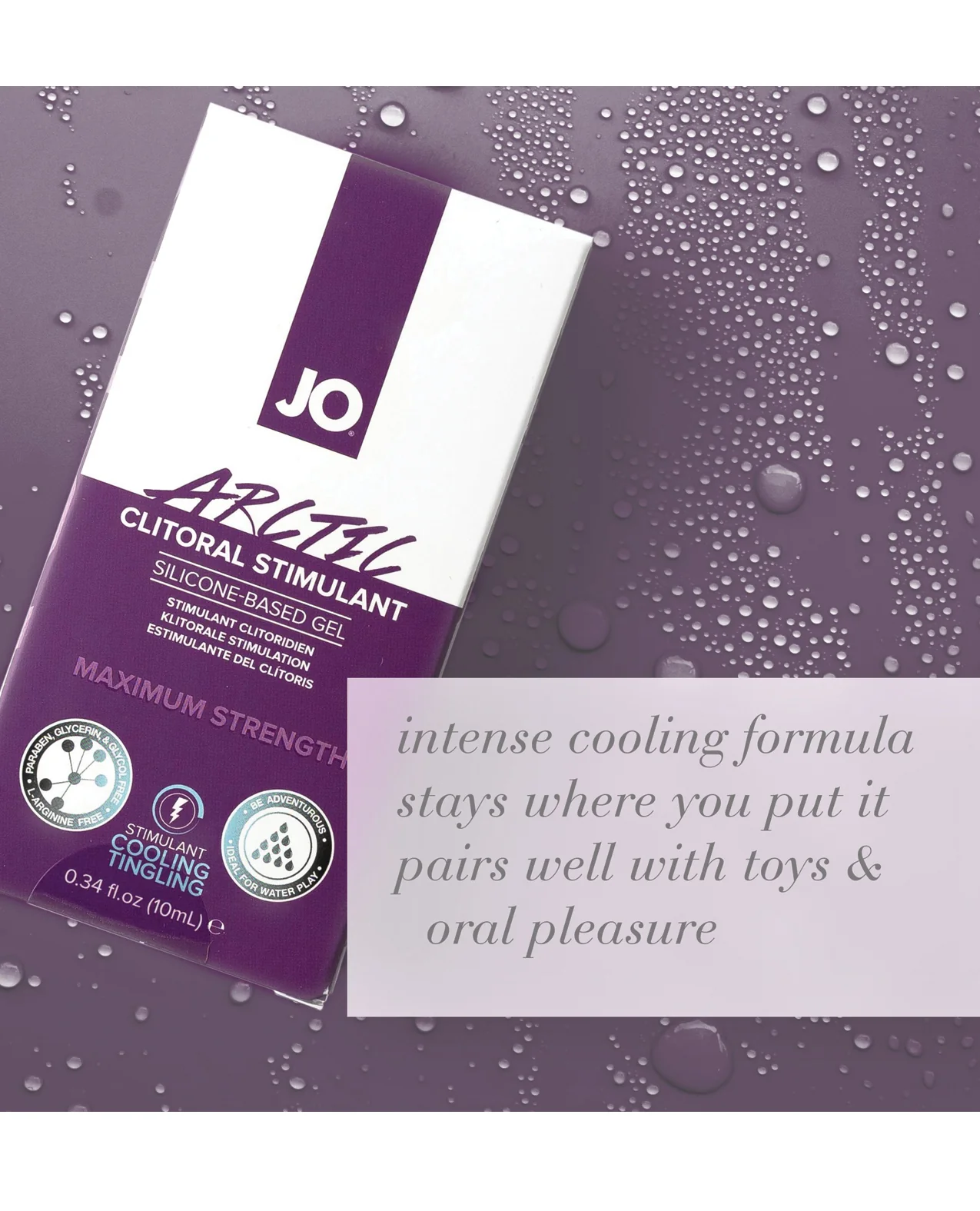 JO Arctic Clitoral Gel - Cooling Stimulant 0.34 oz - Image 4