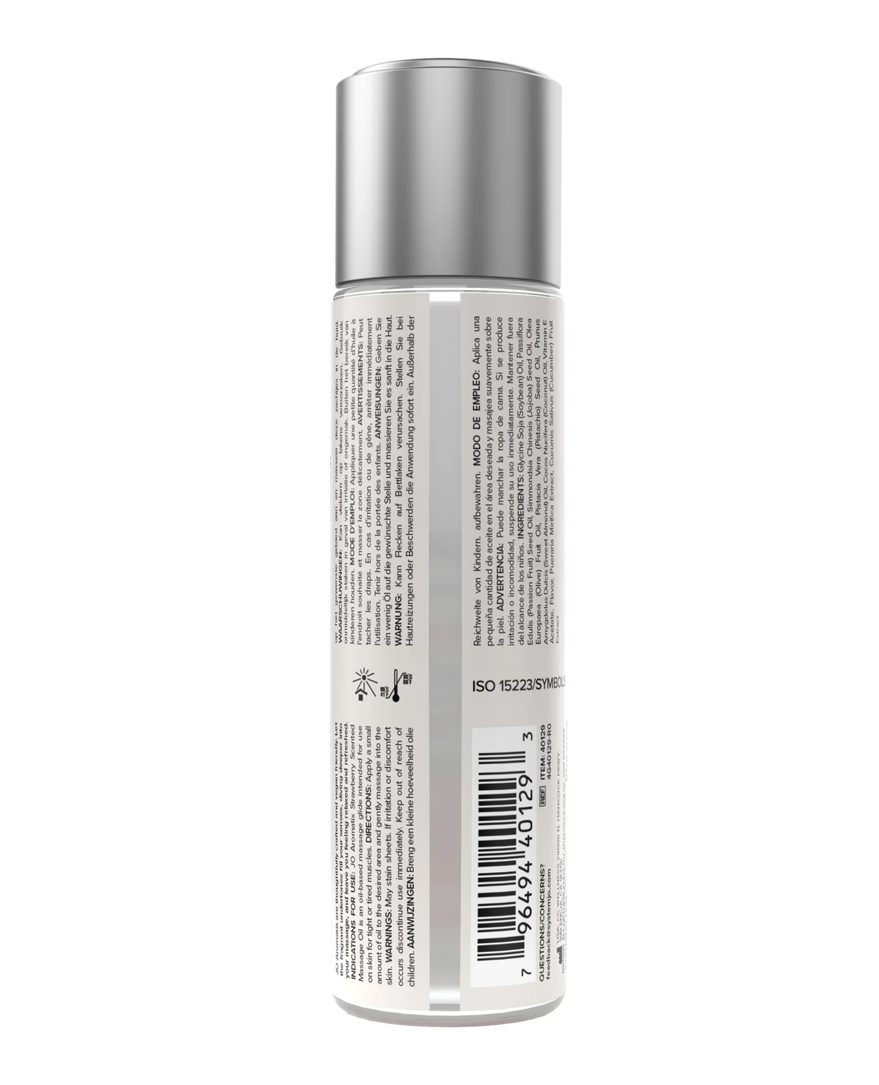JO Aromatix - Strawberry Massage 4 oz - Image 2