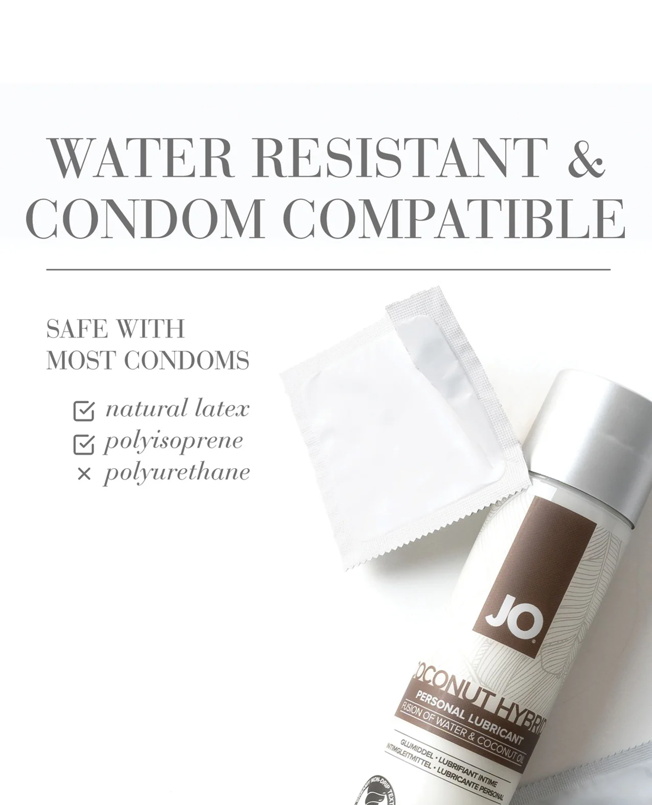 JO Coconut Hybrid - Original Lubricant 2 oz - Image 3