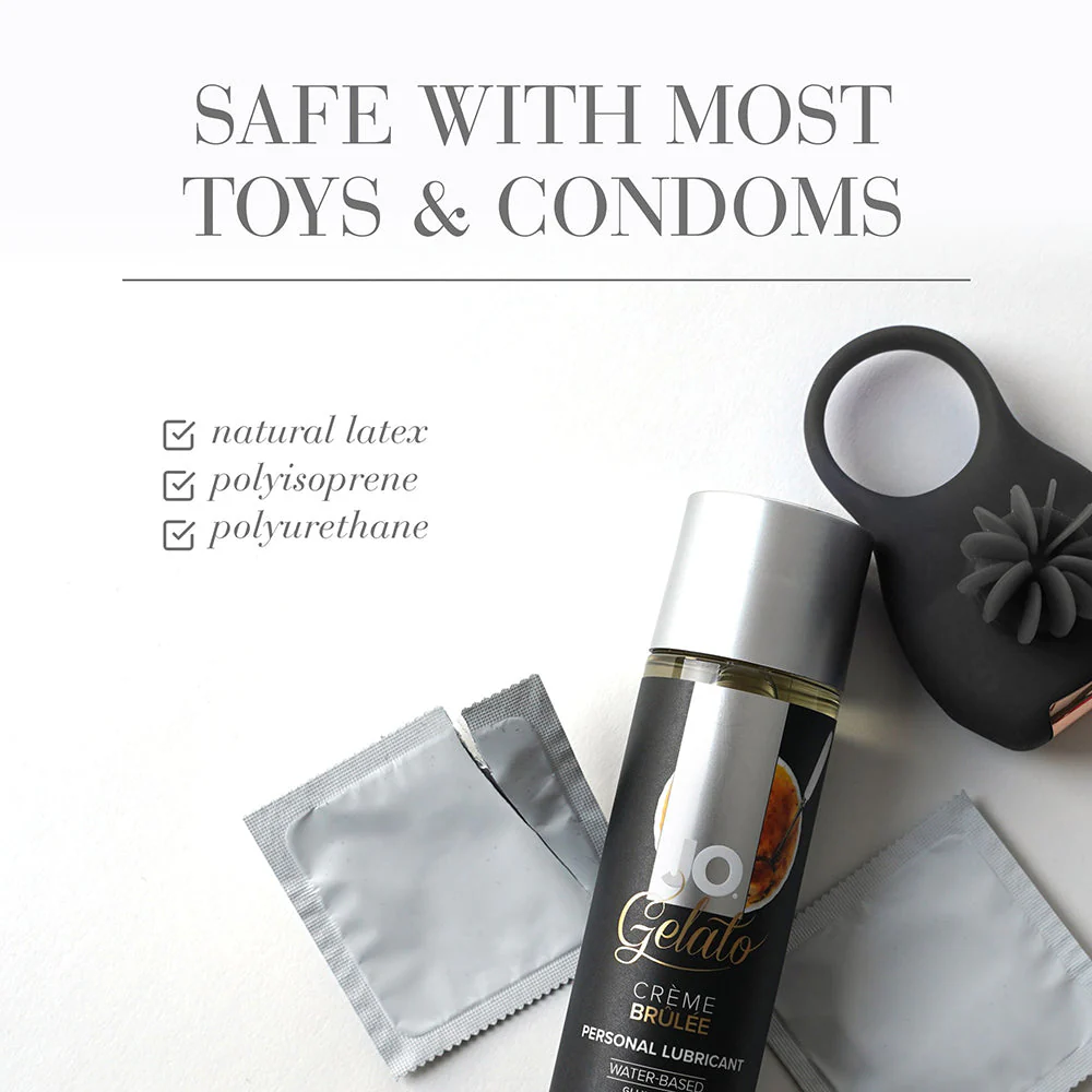 JO Gelato Creme Brulee Flavored Water-Based Lubricant 1 oz. - Image 3
