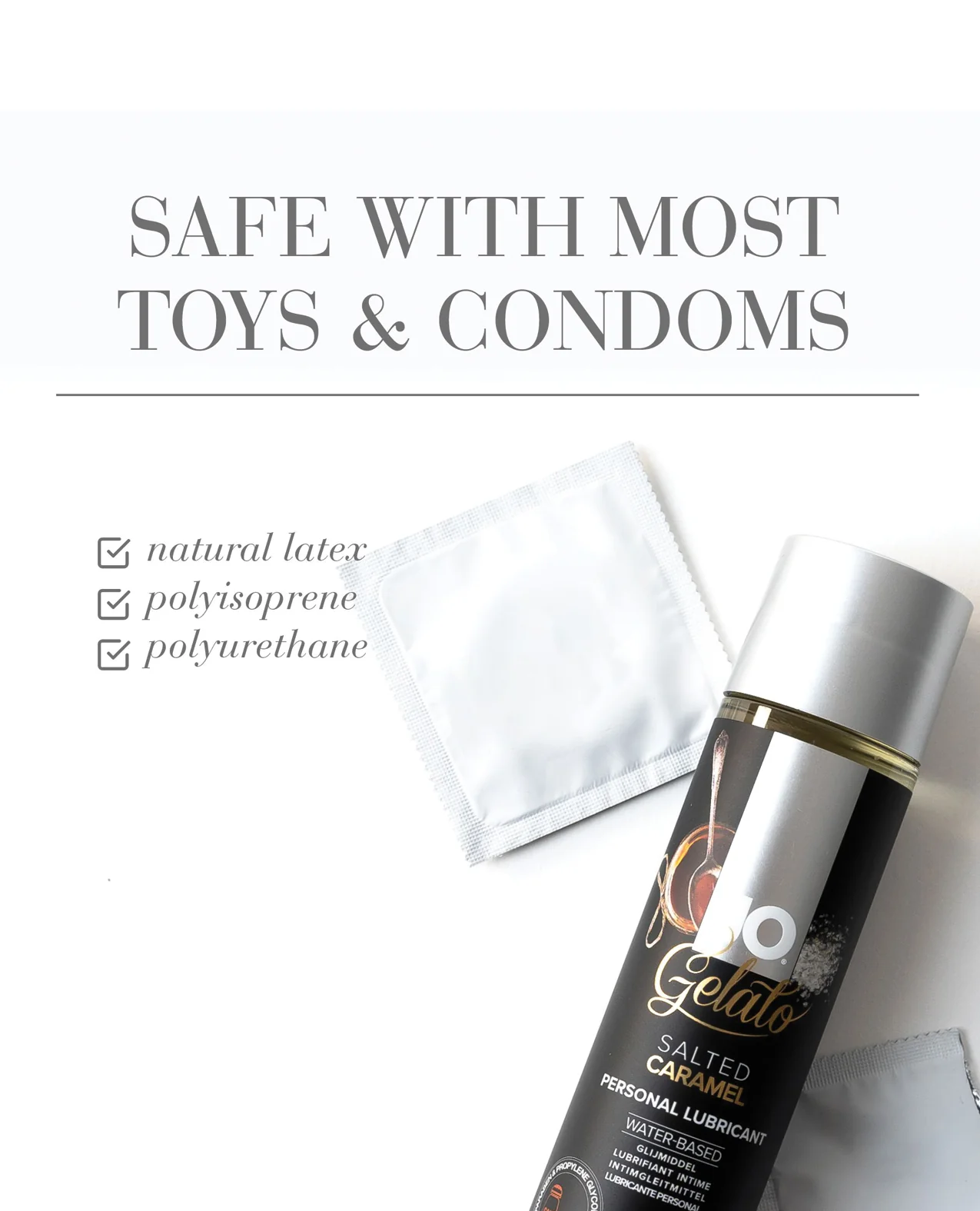JO Gelato - Salted Caramel Lubricant 4 oz - Image 3