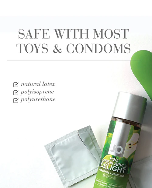 JO H2O - Green Apple Lubricant 1 oz - Image 3