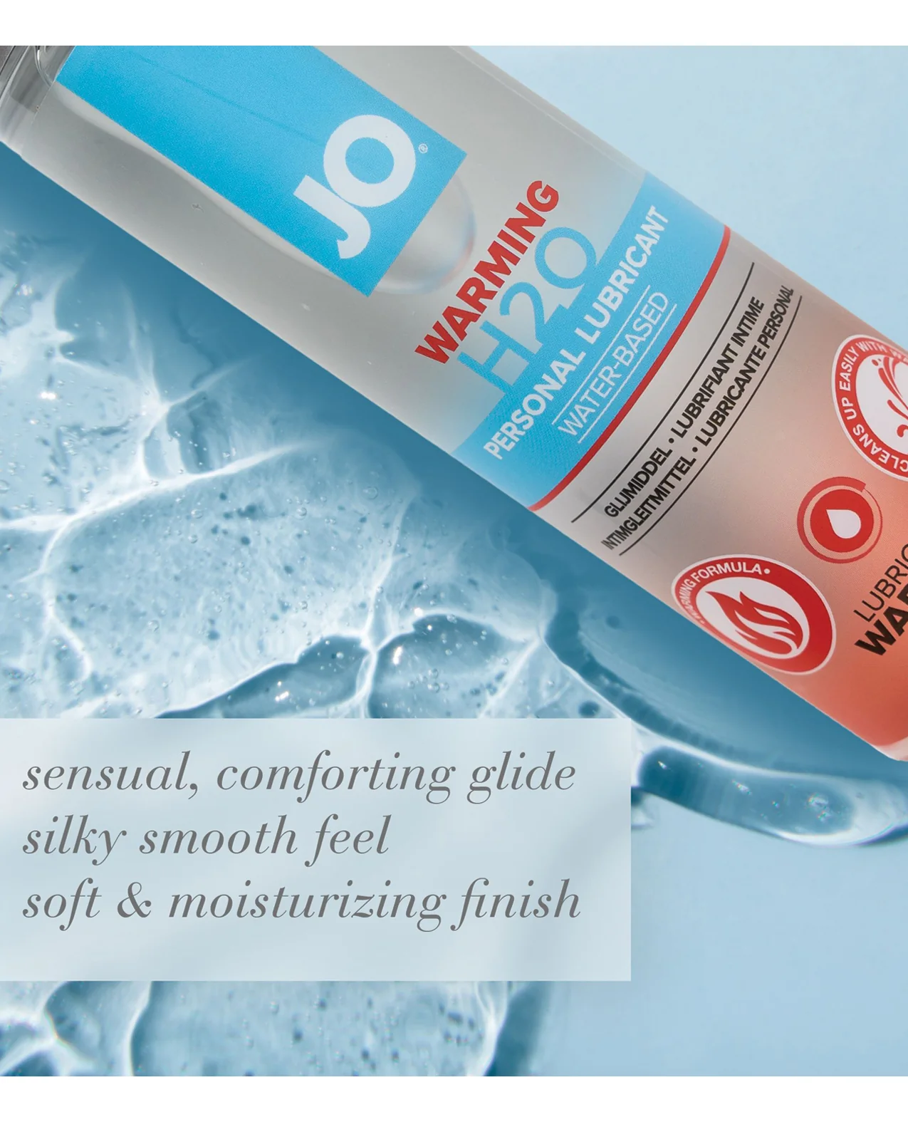 JO H2O - Warming Lubricant 8 oz - Image 4