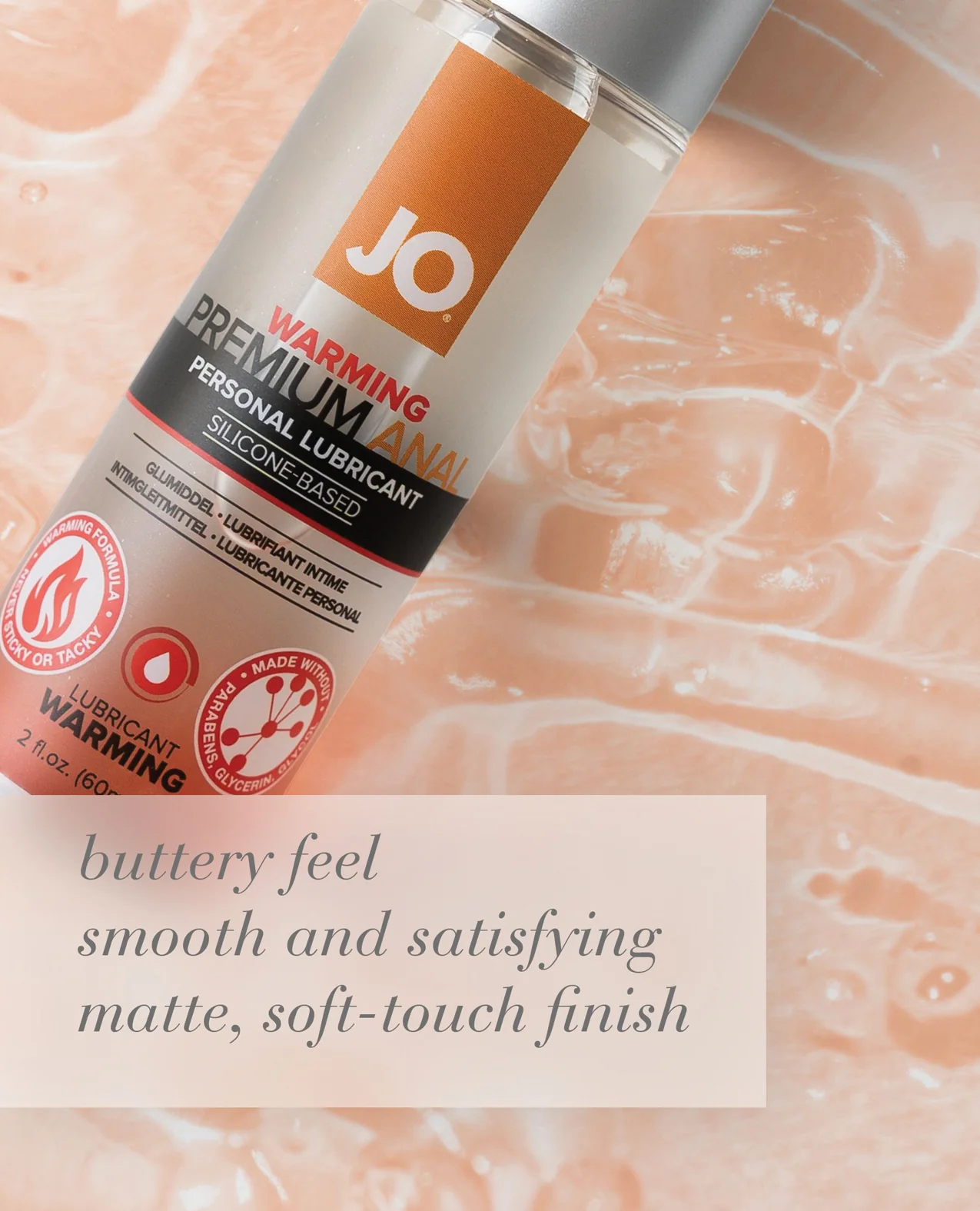 JO Premium Anal - Warming Lubricant 2 oz - Image 4