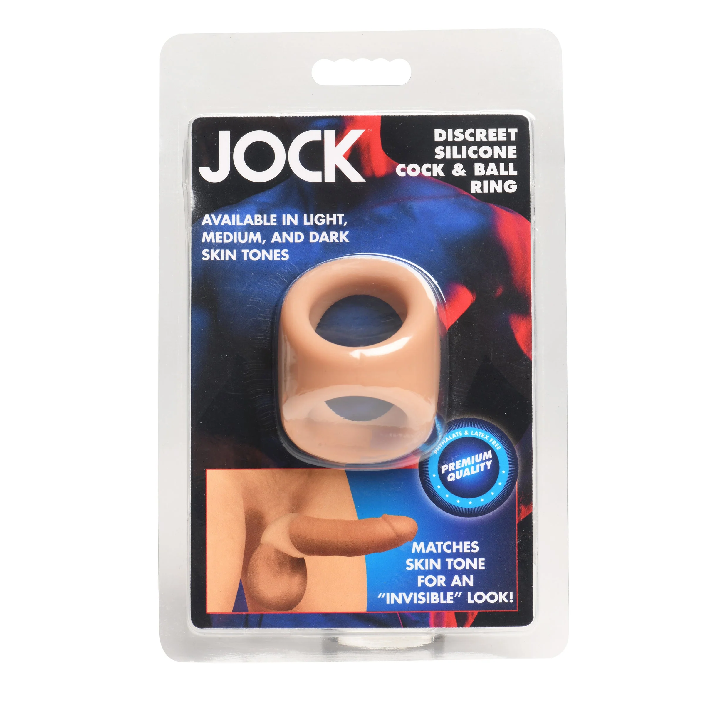 Jock Silicone Cock & Ball Ring - Medium - Image 6